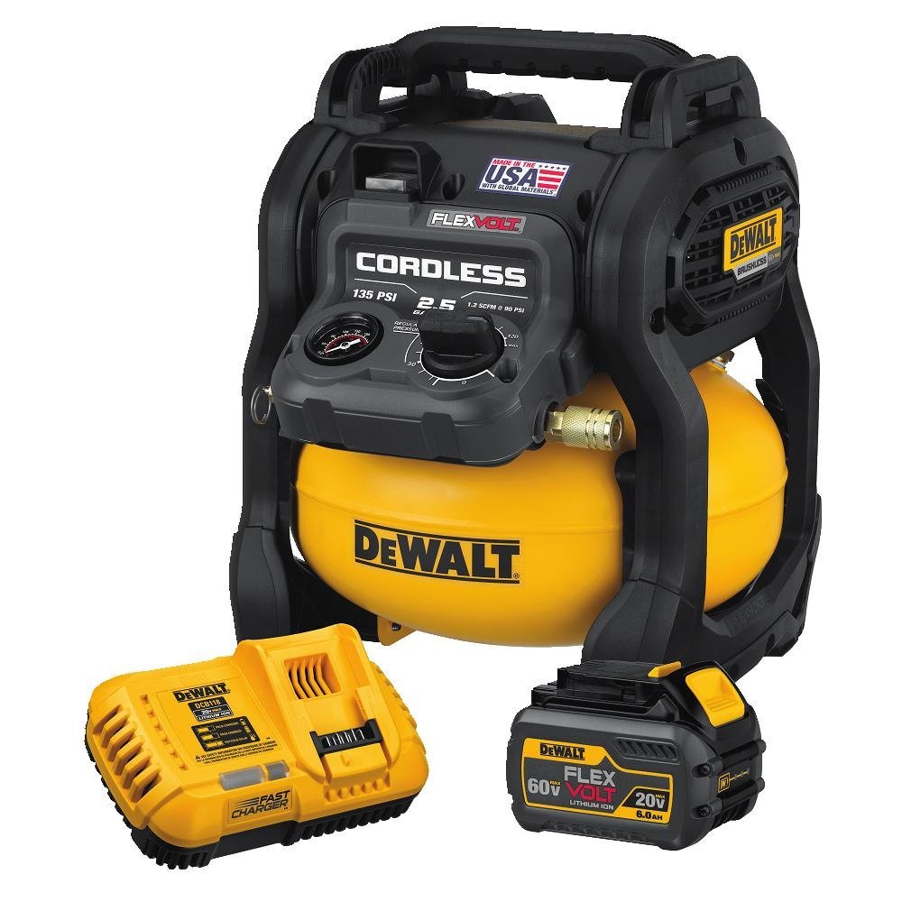 The Best Cordless Air Compressor DeWALT RIDGID Makita Milwaukee