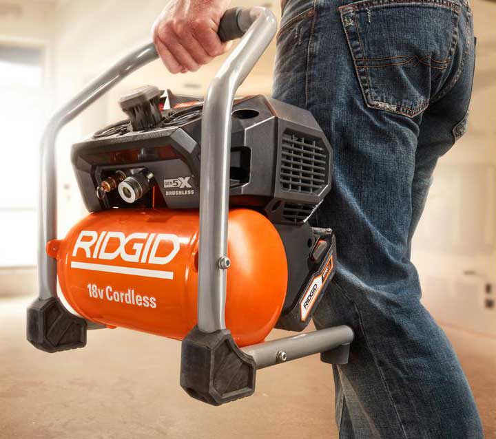 The Best Cordless Air Compressor DeWALT RIDGID Makita